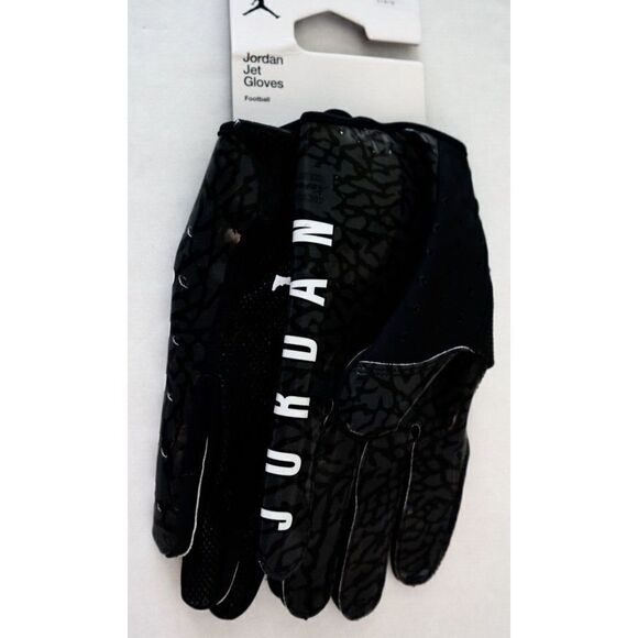 Nike J1007130091XL Men's Sz XL Black Jordan Jet Football Gloves $60 - Picture 1 of 3